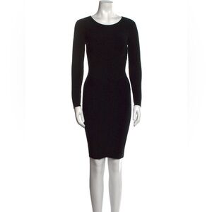 Milly Black Long Sleeve Dress